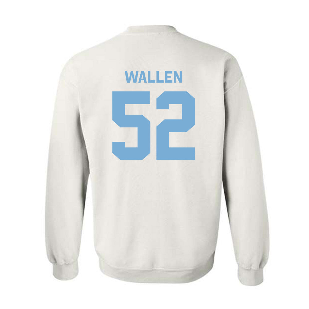 UNC - NCAA Baseball : Andrew Wallen - Classic Shersey Crewneck Sweatshirt-1