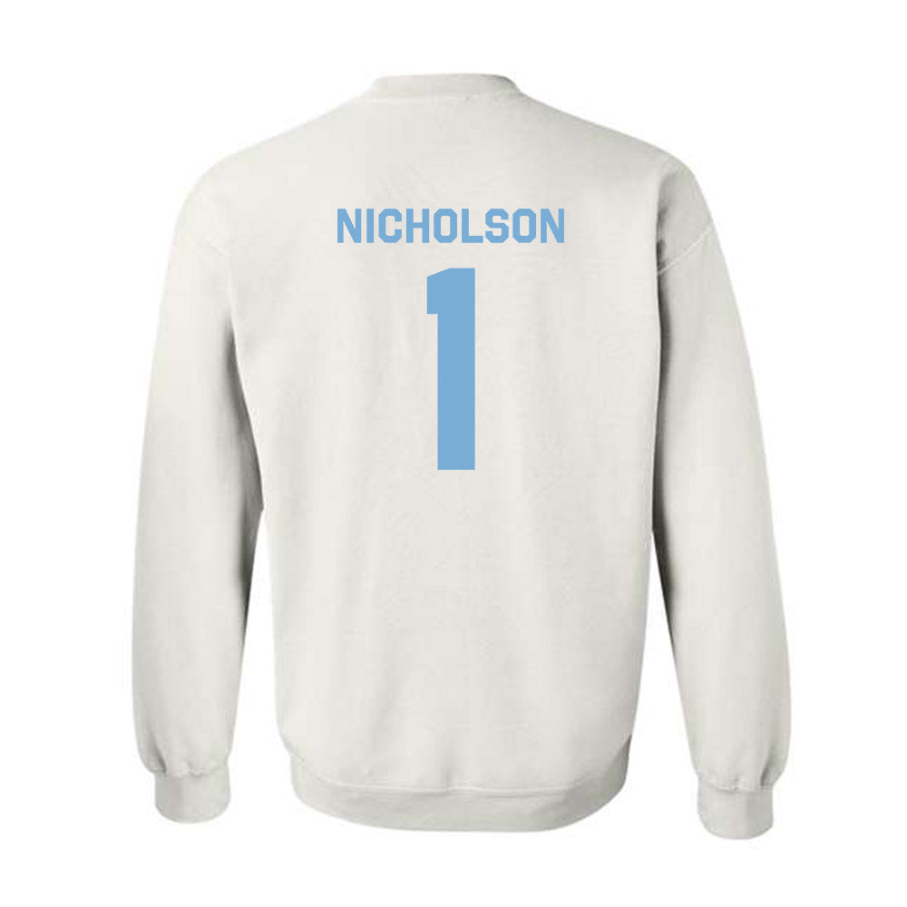 UNC - NCAA Baseball : Cooper Nicholson - Classic Shersey Crewneck Sweatshirt-1