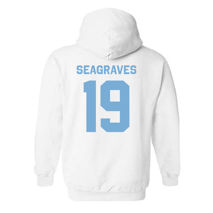UNC - NCAA Baseball : Camron Seagraves - Classic Shersey Hooded Sweatshirt-1