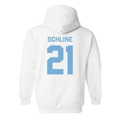 UNC - NCAA Men's Lacrosse : Harrison Schline - Classic Shersey Hooded Sweatshirt-1