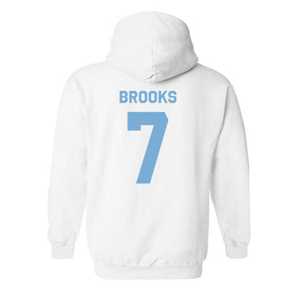 UNC - NCAA Women's Basketball : Nyla Brooks - Classic Shersey Hooded Sweatshirt-1