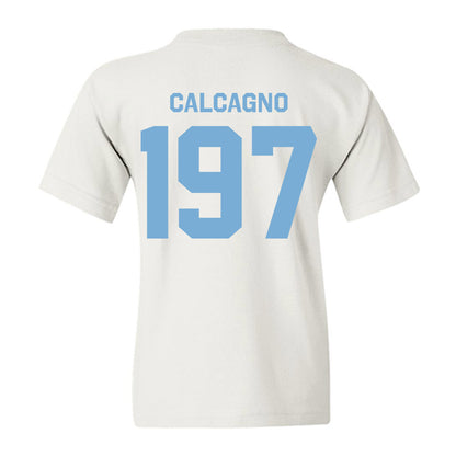 UNC - NCAA Wrestling : Mikey Calcagno - Classic Shersey Youth T-Shirt-1