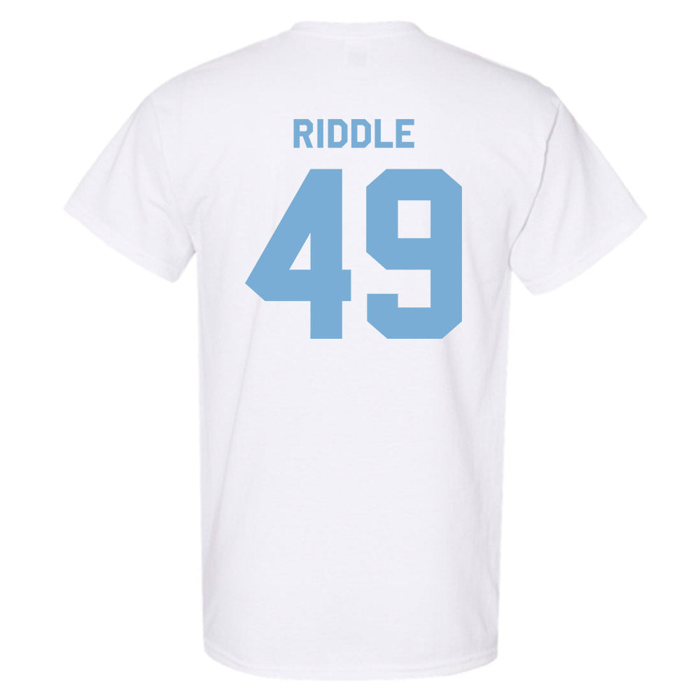 UNC - NCAA Men's Lacrosse : Alec Riddle - Classic Shersey T-Shirt-1