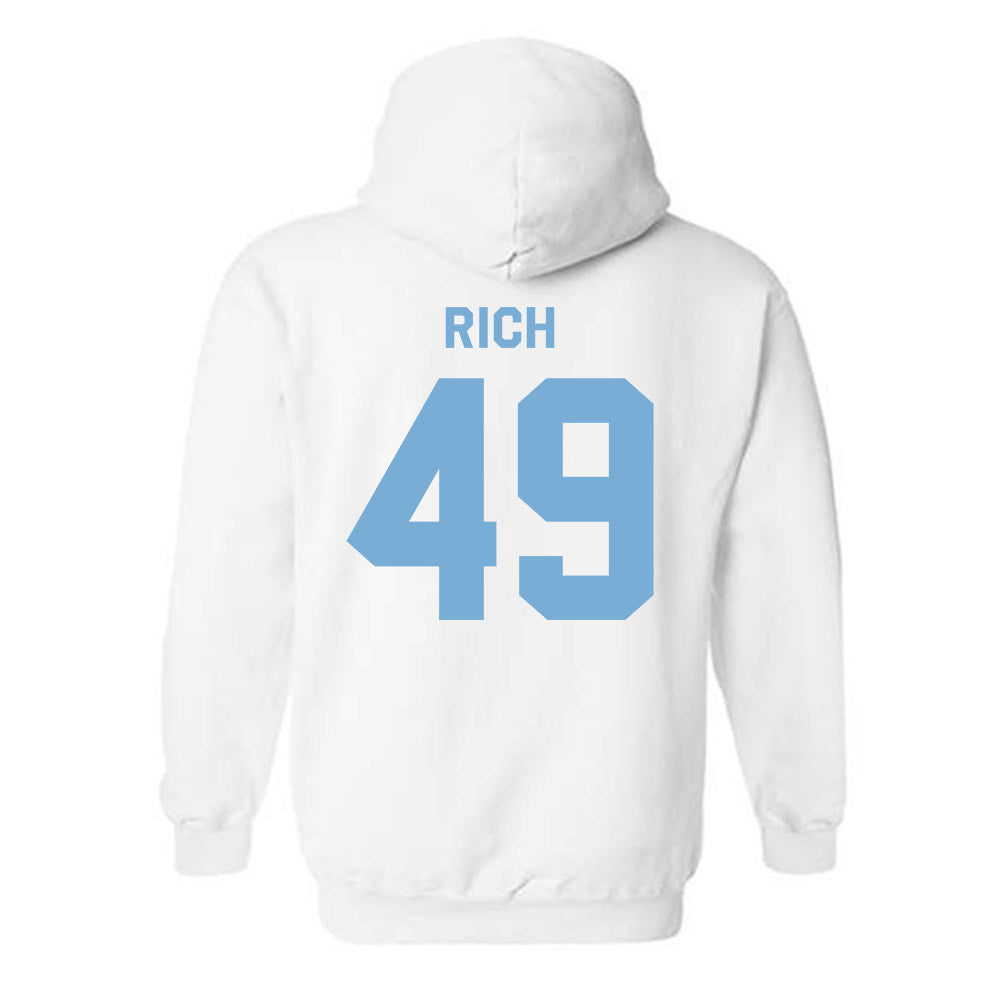 UNC - NCAA Baseball : Amos Rich - Classic Shersey Hooded Sweatshirt-1