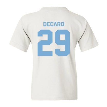 UNC - NCAA Baseball : Jason DeCaro - Classic Shersey Youth T-Shirt-1