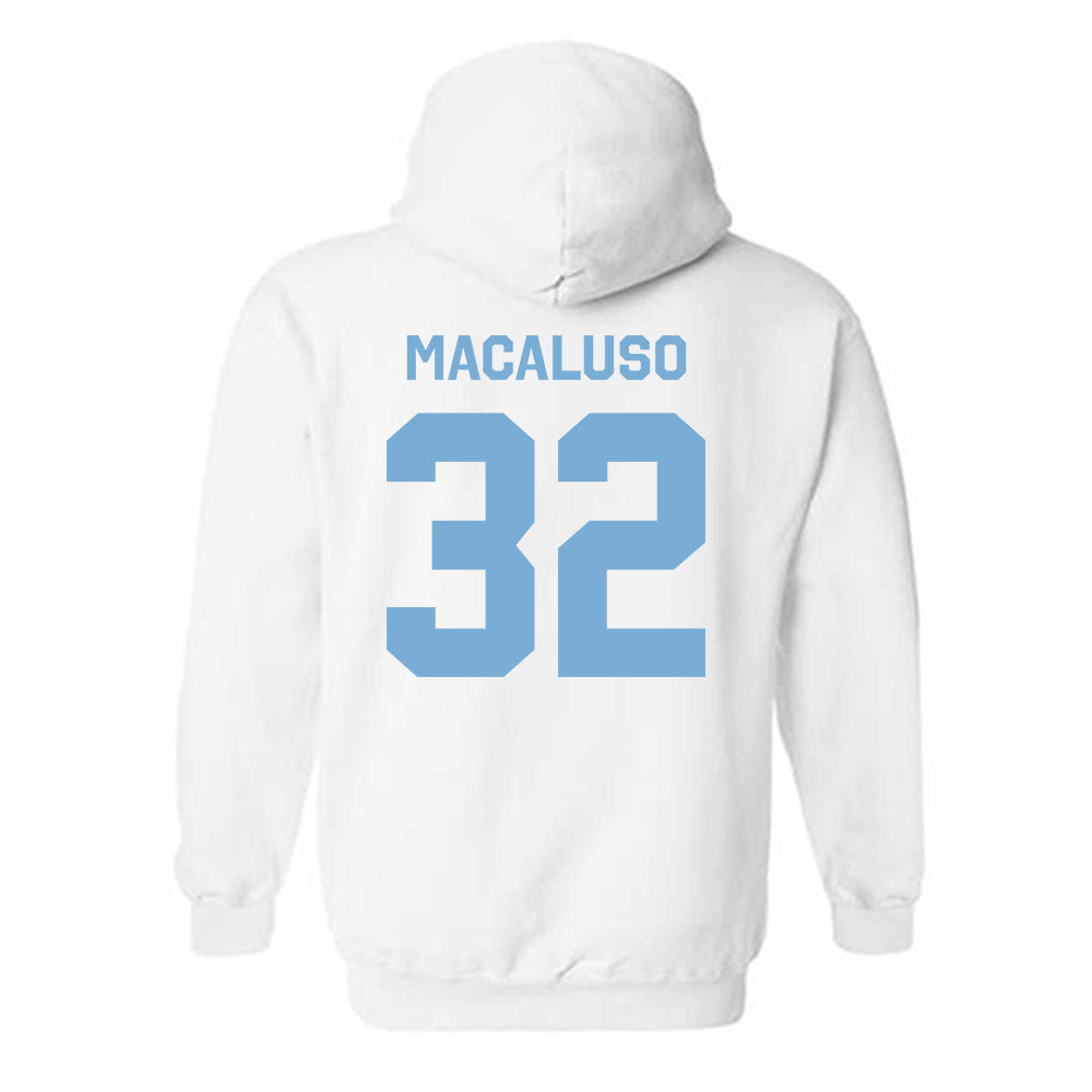 UNC - NCAA Men's Lacrosse : Luke Macaluso - Classic Shersey Hooded Sweatshirt-1