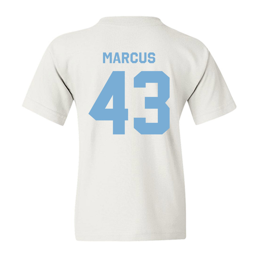 UNC - NCAA Men's Lacrosse : Josh Marcus - Classic Shersey Youth T-Shirt-1