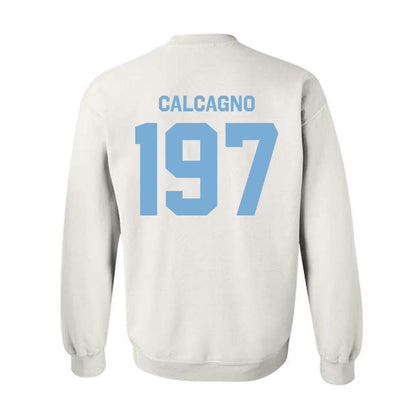UNC - NCAA Wrestling : Mikey Calcagno - Classic Shersey Crewneck Sweatshirt-1