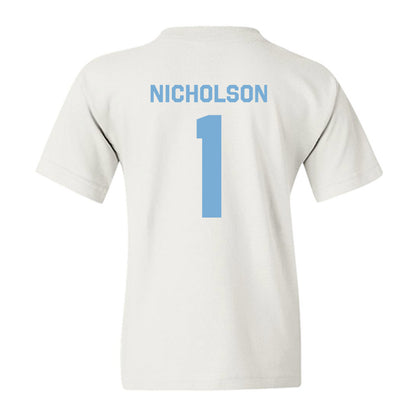 UNC - NCAA Baseball : Cooper Nicholson - Classic Shersey Youth T-Shirt-1