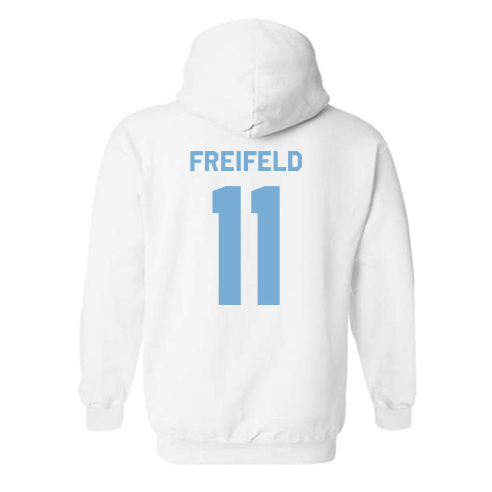 UNC - NCAA Women's Soccer : Eres Freifeld - Classic Shersey Hooded Sweatshirt-1