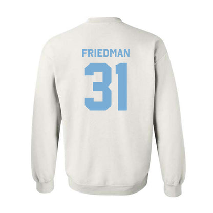 UNC - NCAA Men's Lacrosse : Caswell Friedman - Classic Shersey Crewneck Sweatshirt-1