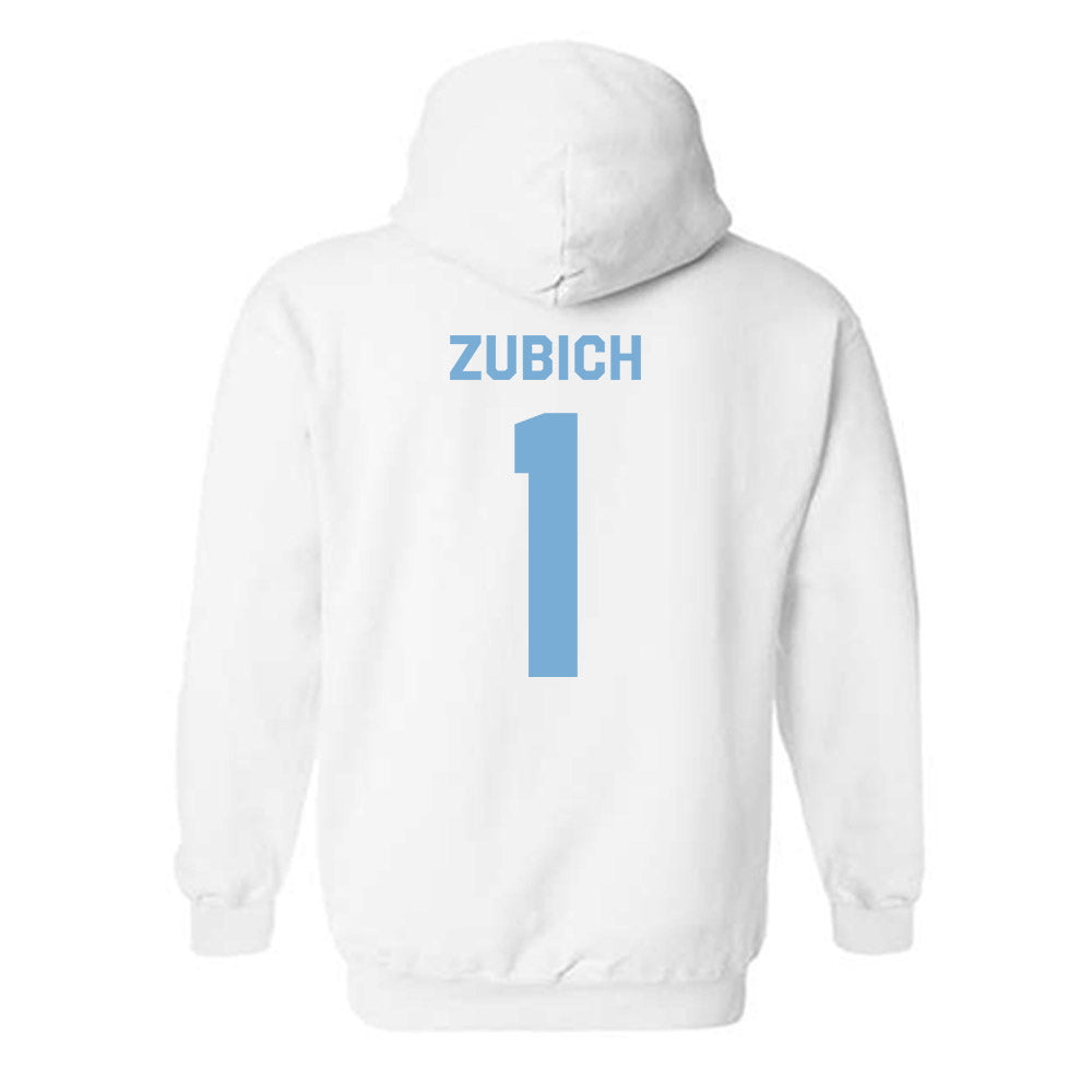 UNC - NCAA Women's Basketball : Jordan Zubich - Classic Shersey Hooded Sweatshirt-1