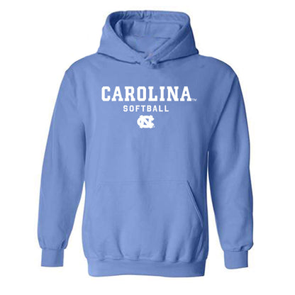 UNC - NCAA Softball : Mallory Reed - Classic Shersey Hooded Sweatshirt-1