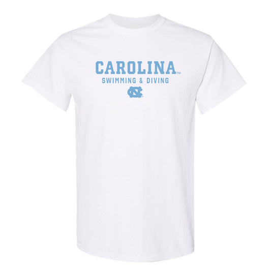 UNC - NCAA Men's Swimming & Diving : Yofang Yu - Classic Shersey T-Shirt-0