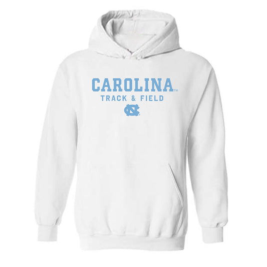 UNC - NCAA Men's Track & Field : Abaas Hunter - Classic Shersey Hooded Sweatshirt-0