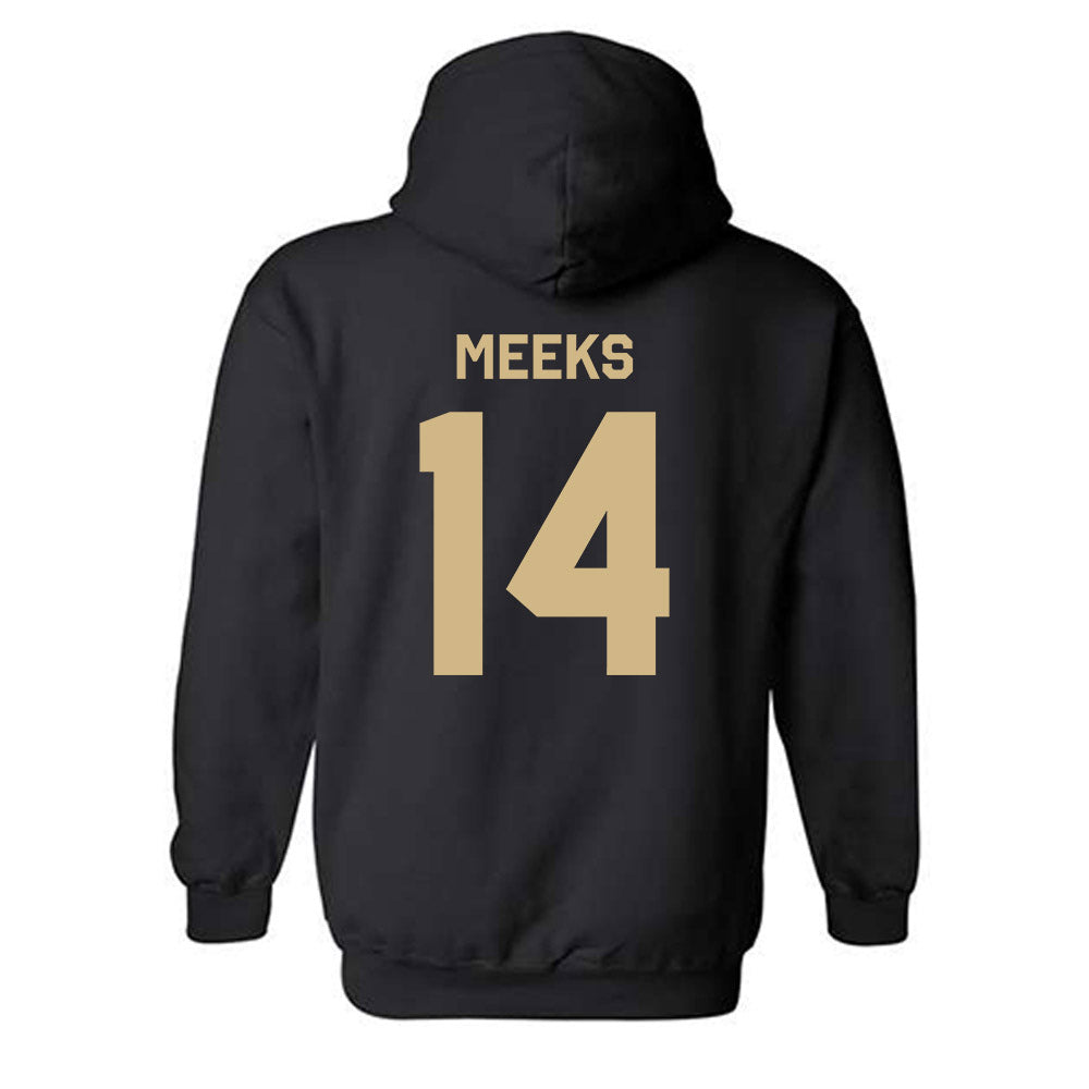 Wake Forest - NCAA Football : Antonio Meeks - Classic Shersey Hooded Sweatshirt-3