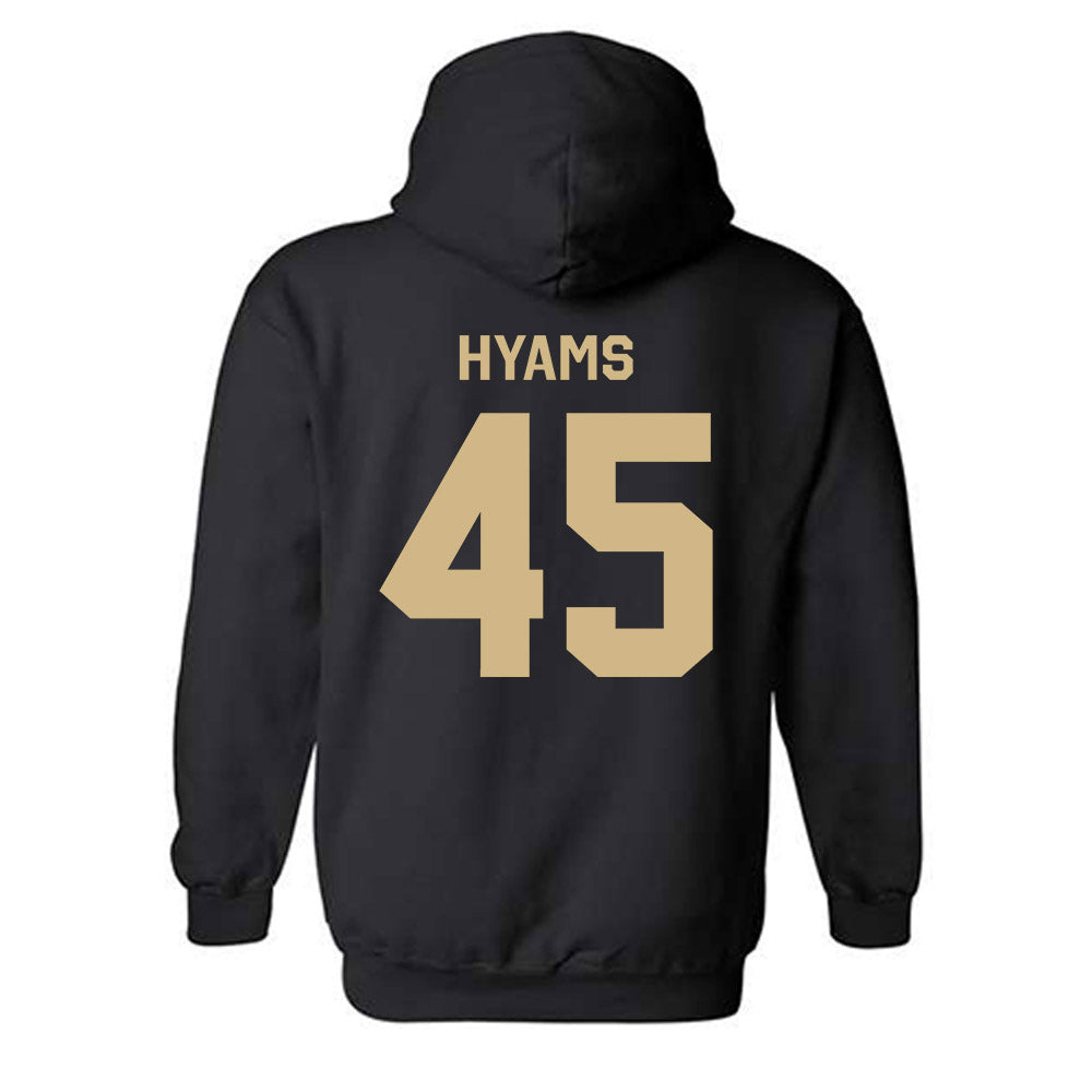 Wake Forest - NCAA Football : Ethan Hyams - Classic Shersey Hooded Sweatshirt-1
