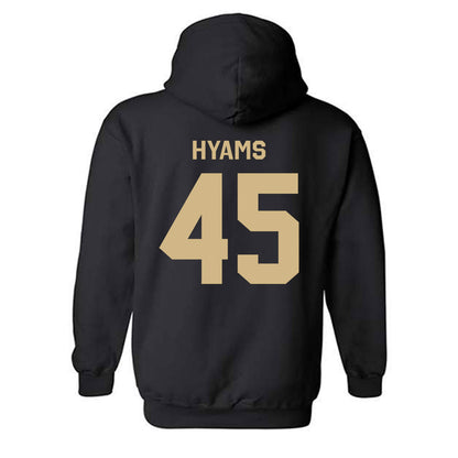 Wake Forest - NCAA Football : Ethan Hyams - Classic Shersey Hooded Sweatshirt-1