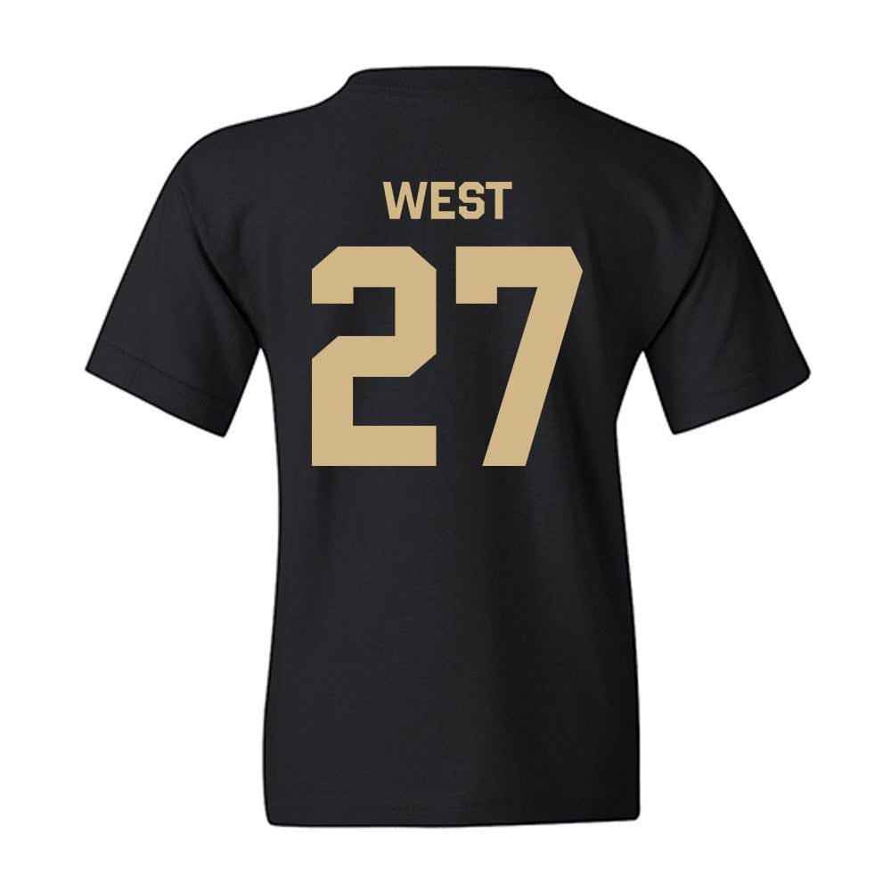 Wake Forest - NCAA Football : Travon West - Classic Shersey Youth T-Shirt-1