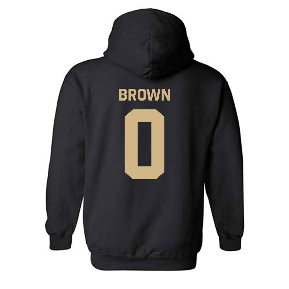 Wake Forest - NCAA Women's Basketball : Milan Brown - Classic Shersey Hooded Sweatshirt-1