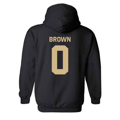 Wake Forest - NCAA Women's Basketball : Milan Brown - Classic Shersey Hooded Sweatshirt-1