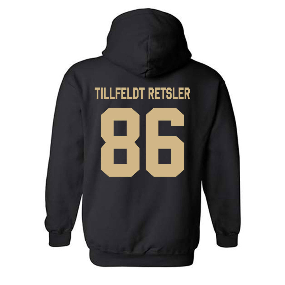 Wake Forest - NCAA Football : Maximilian Tillfeldt Retsler - Classic Shersey Hooded Sweatshirt-3
