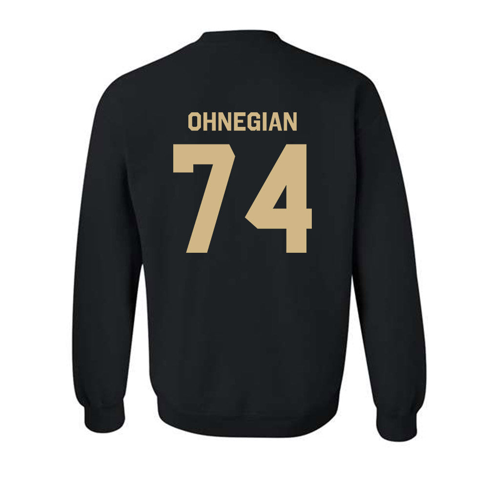 Wake Forest - NCAA Football : John Ohnegian - Classic Shersey Crewneck Sweatshirt-1