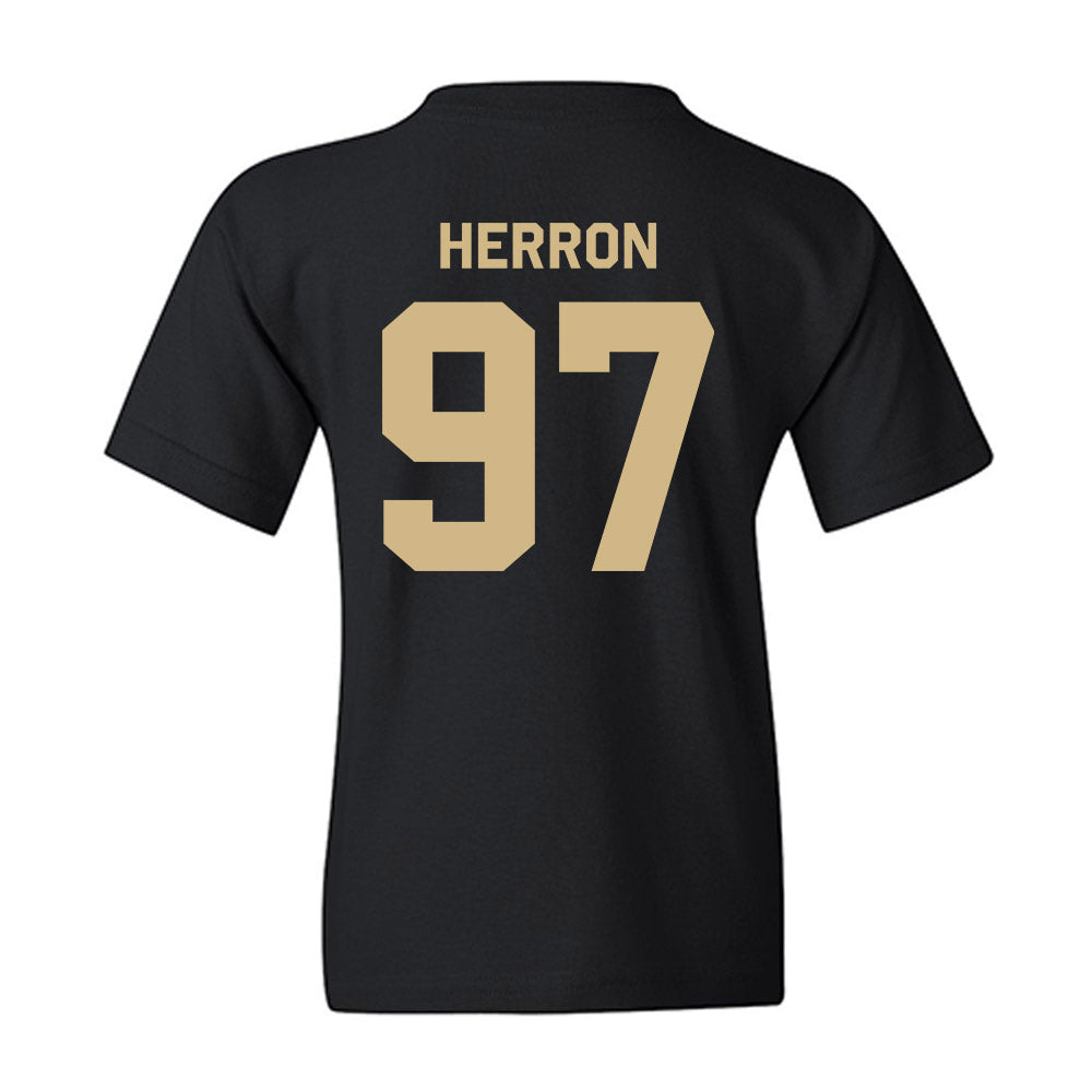 Wake Forest - NCAA Football : Matthew Herron - Classic Shersey Youth T-Shirt-3