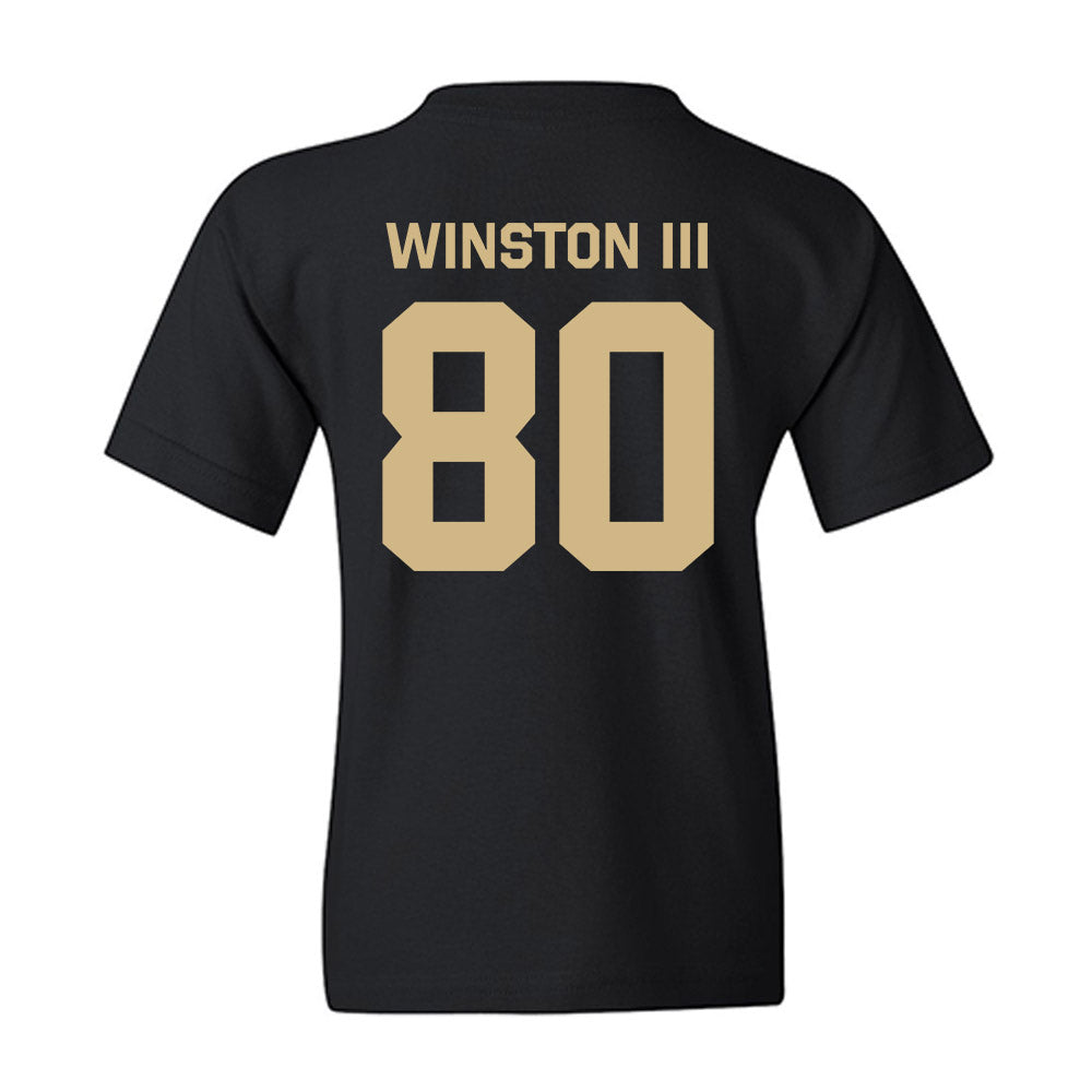 Wake Forest - NCAA Football : Braxton Winston III - Classic Shersey Youth T-Shirt-3
