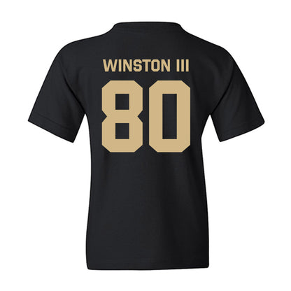 Wake Forest - NCAA Football : Braxton Winston III - Classic Shersey Youth T-Shirt-3