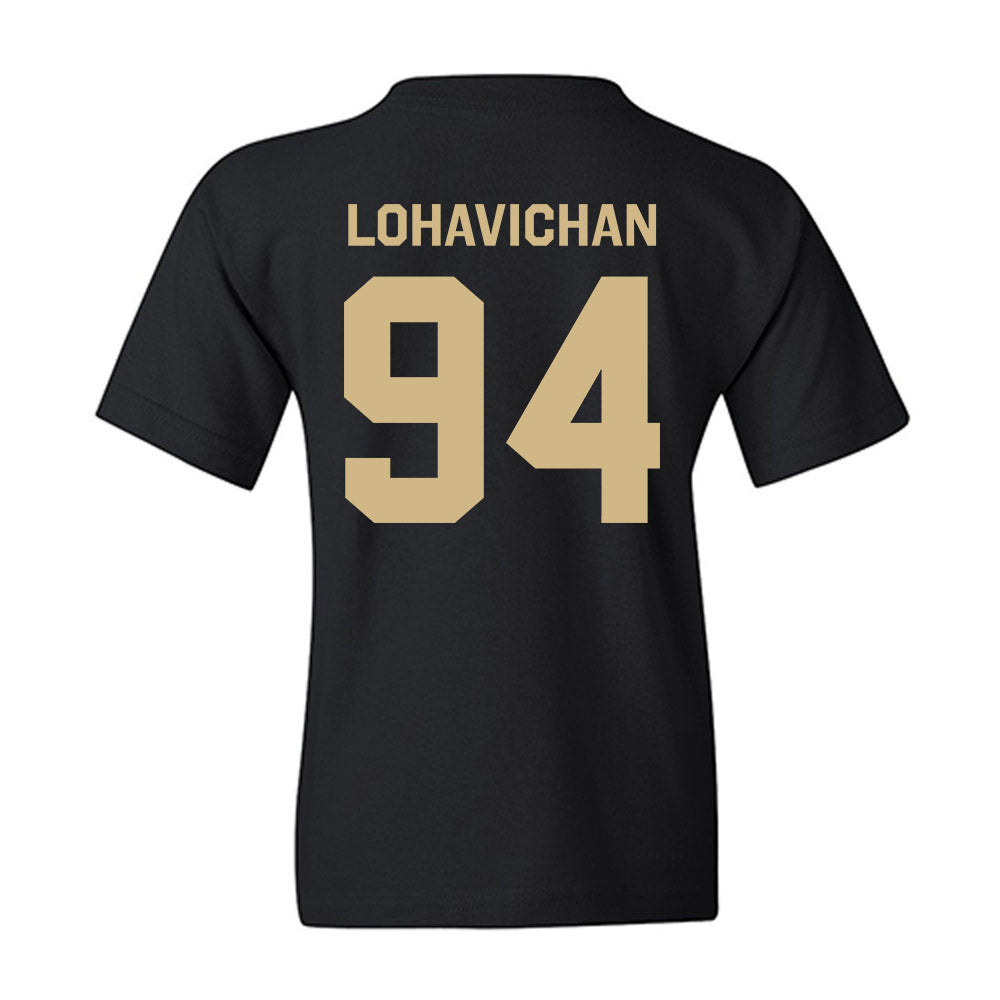 Wake Forest - NCAA Football : Zach Lohavichan - Classic Shersey Youth T-Shirt-3