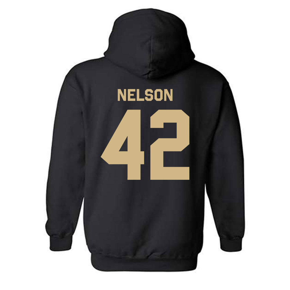 Wake Forest - NCAA Football : Isaac Nelson - Classic Shersey Hooded Sweatshirt-1