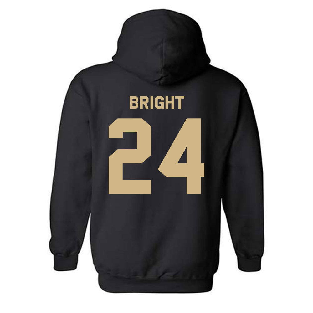 Wake Forest - NCAA Football : Micah Bright - Classic Shersey Hooded Sweatshirt-3