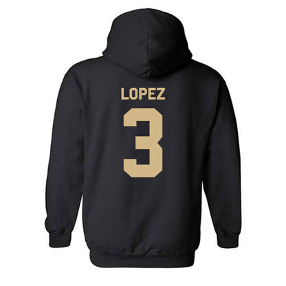 Wake Forest - NCAA Football : Gio Lopez - Classic Shersey Hooded Sweatshirt-1