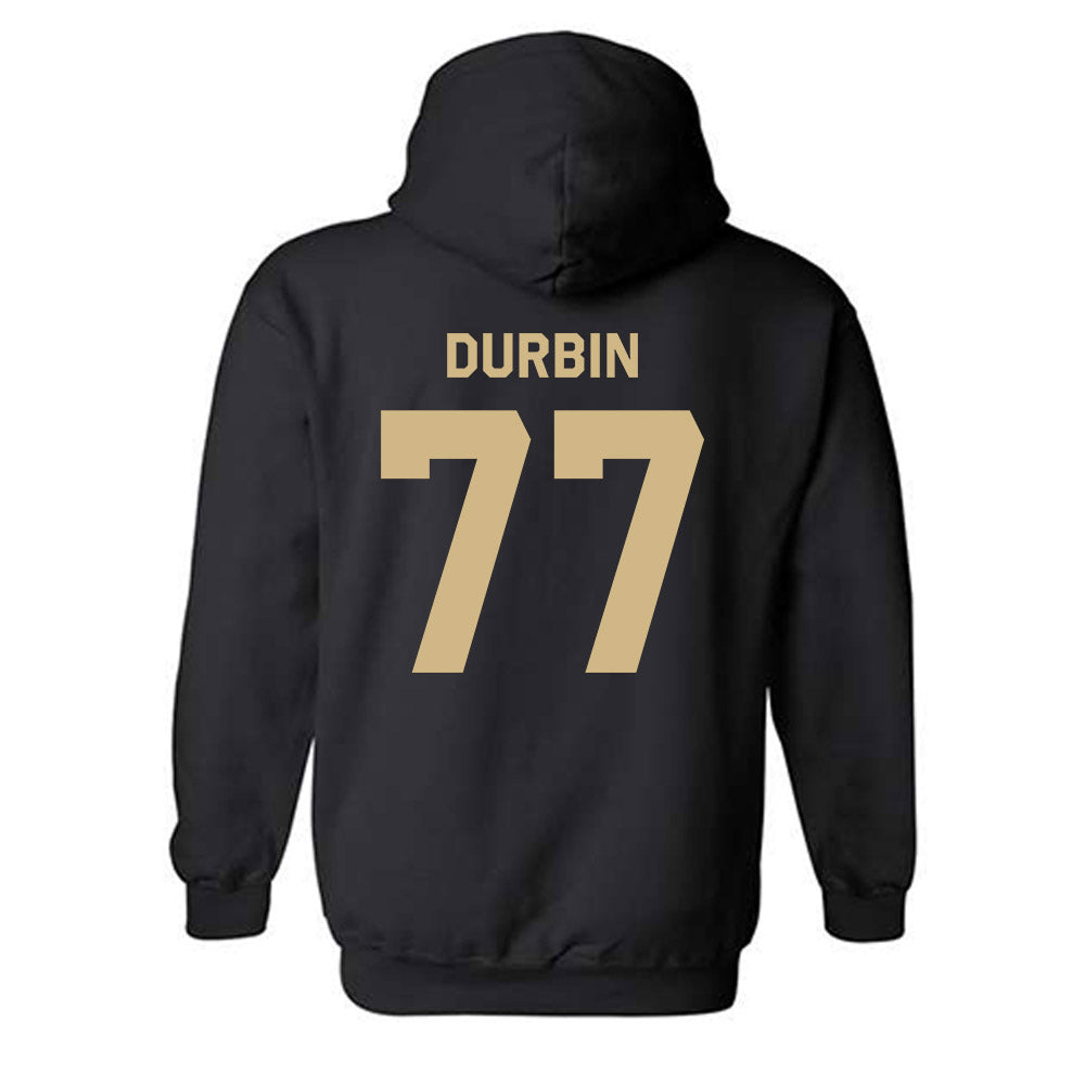 Wake Forest - NCAA Football : Dylan Durbin - Classic Shersey Hooded Sweatshirt-3
