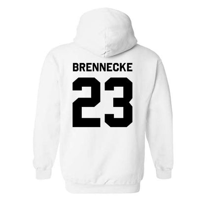 Wake Forest - NCAA Baseball : Ryan Brennecke - Classic Shersey Hooded Sweatshirt-1