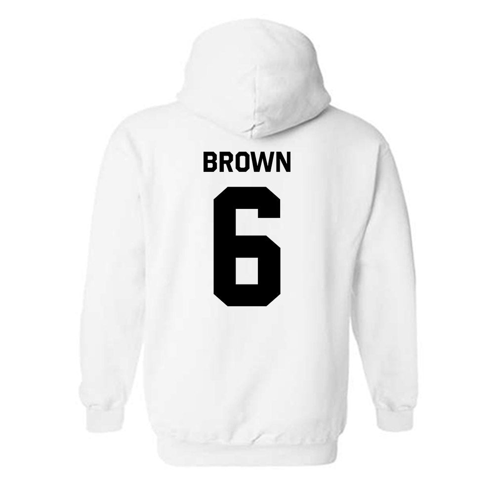 Wake Forest - NCAA Women's Soccer : Dempsey Brown - Classic Shersey Hooded Sweatshirt-1