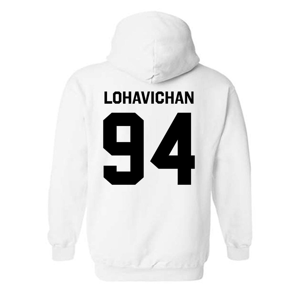 Wake Forest - NCAA Football : Zach Lohavichan - Classic Shersey Hooded Sweatshirt-2