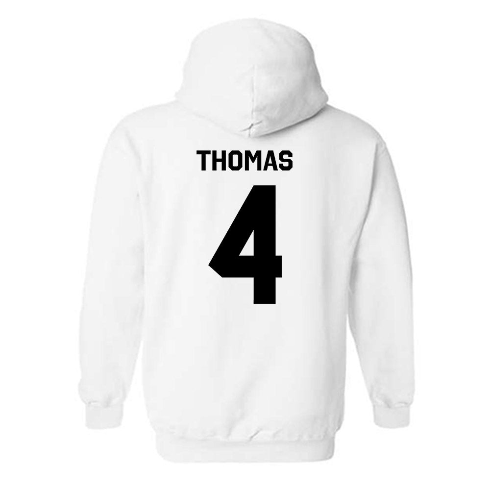 Wake Forest - NCAA Men's Soccer : Amoni Thomas - Classic Shersey Hooded Sweatshirt-1