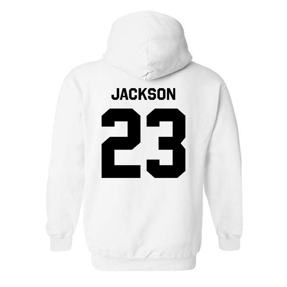 Wake Forest - NCAA Football : Zeek Jackson - Classic Shersey Hooded Sweatshirt-2