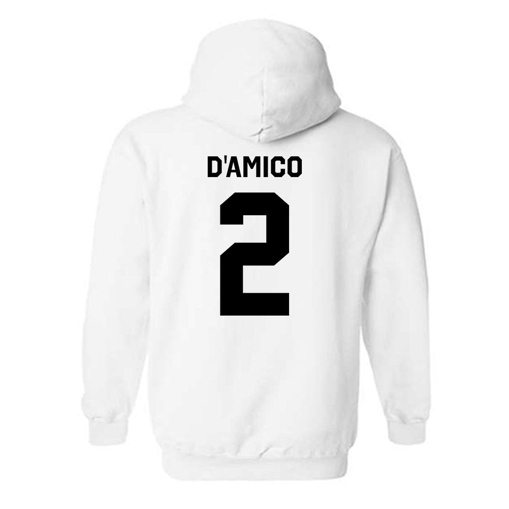 Wake Forest - NCAA Baseball : Logan D'Amico - Classic Shersey Hooded Sweatshirt-2