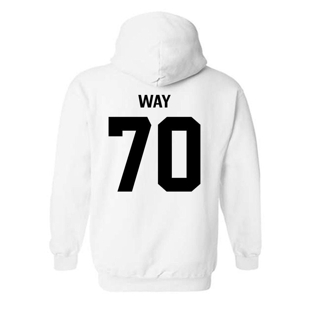 Wake Forest - NCAA Football : Will Way - Classic Shersey Hooded Sweatshirt-1