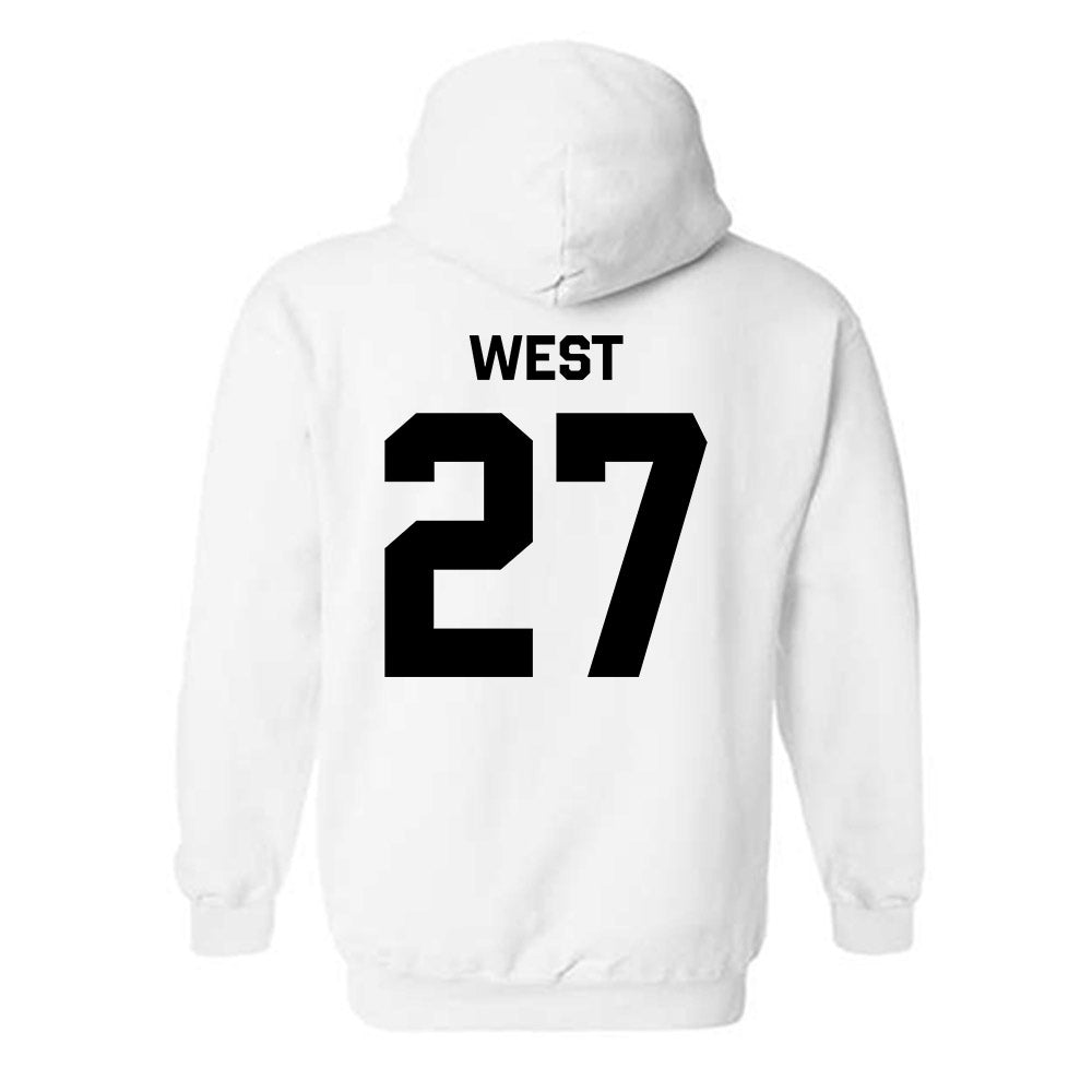 Wake Forest - NCAA Football : Travon West - Classic Shersey Hooded Sweatshirt-1