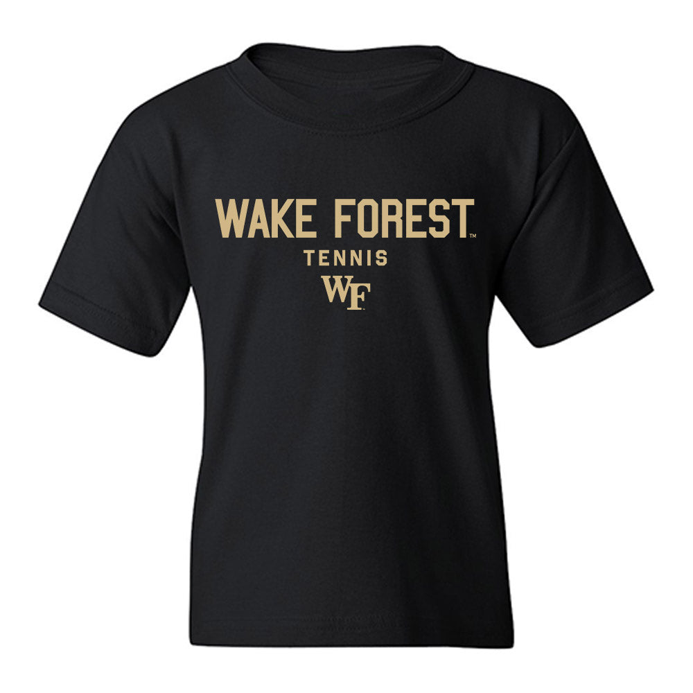 Wake Forest - NCAA Men's Tennis : Andrew Delgado - Classic Shersey Youth T-Shirt-1