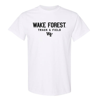 Wake Forest - NCAA Men's Track & Field : Stuart Terrill - Classic Shersey T-Shirt-0