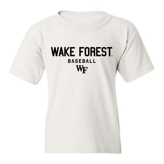 Wake Forest - NCAA Baseball : Nick Rubino - Classic Shersey Youth T-Shirt-0