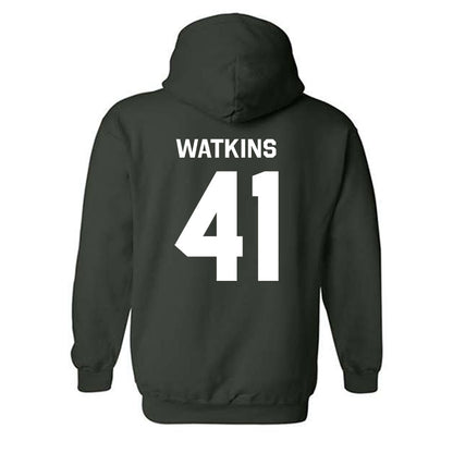Miami - NCAA Baseball : Jailen Watkins - Classic Shersey Hooded Sweatshirt-1
