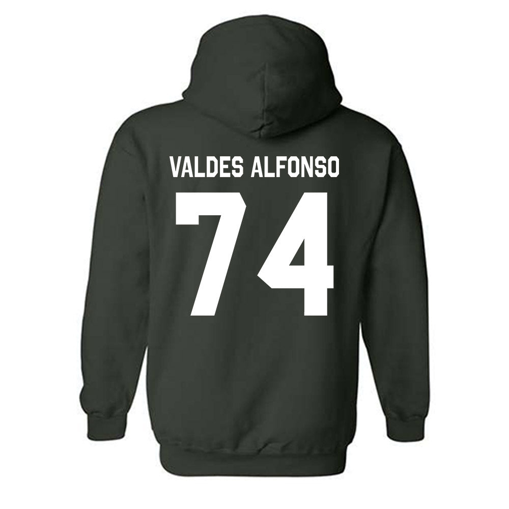 Miami - NCAA Football : Yerovi Valdes Alfonso - Classic Shersey Hooded Sweatshirt-1