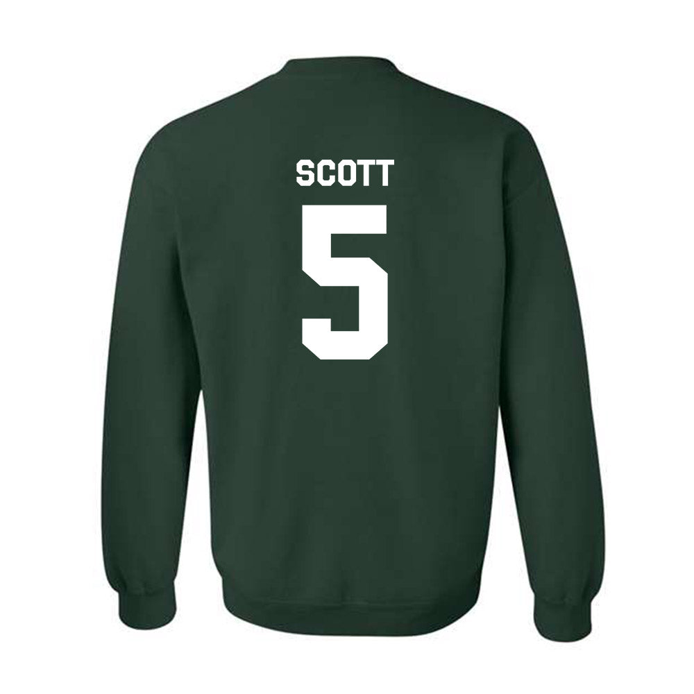 Miami - NCAA Football : Justin Scott - Classic Shersey Crewneck Sweatshirt-1