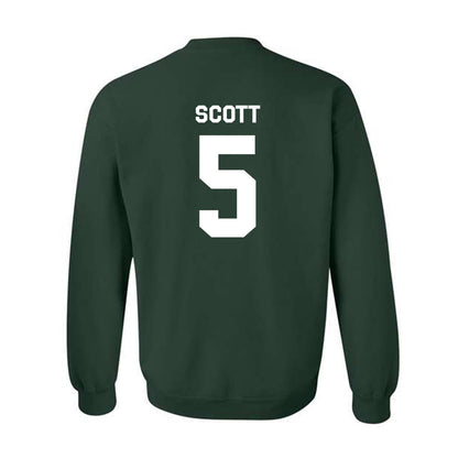 Miami - NCAA Football : Justin Scott - Classic Shersey Crewneck Sweatshirt-1
